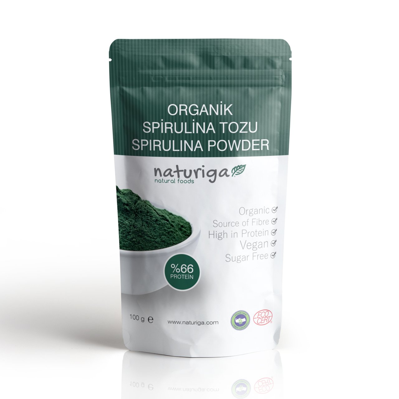 Naturiga Organik Spirulina Tozu